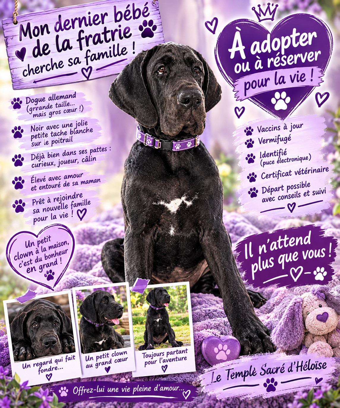 du Temple Sacré d'héloïse - Chiot disponible
